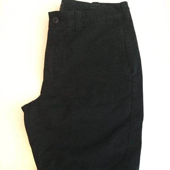 J.Crew Black Chino Shorts - Picture 1 of 4